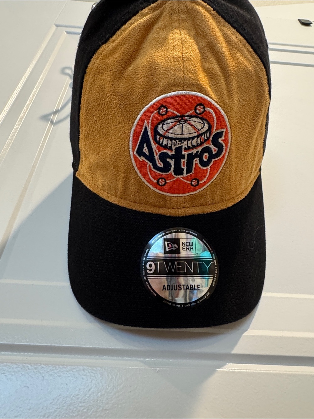 New Era Kids Houston Astros Black and Gold 9TWENTY Adjustable Cap